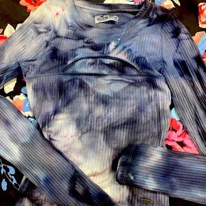 Hollister multicolor tie-dye shirt
